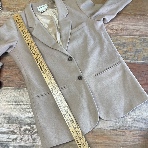 EDDIE BAUER Vintage Wool Blazer women’s Medium Tall classic business casual - Picture 7 of 12